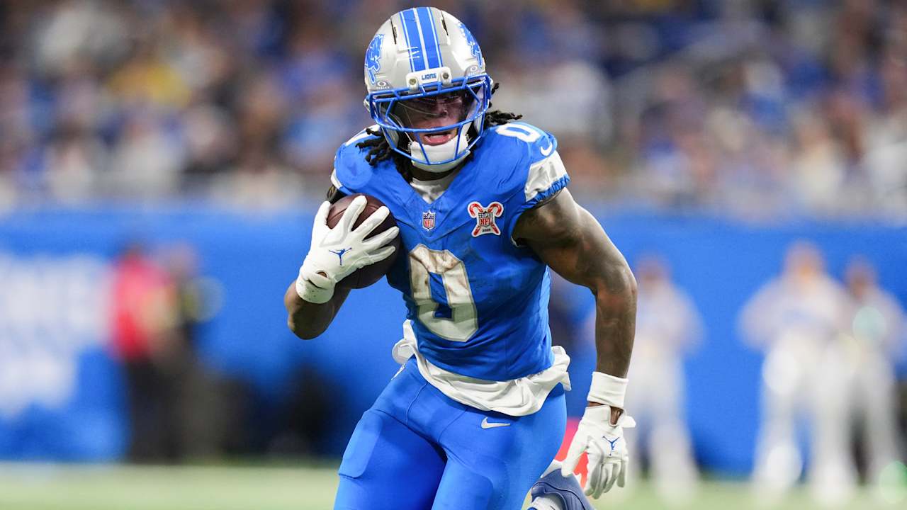 Jahmyr Gibbs se convierte en el corredor mejor pagado de la NFL tras renovar con Lions